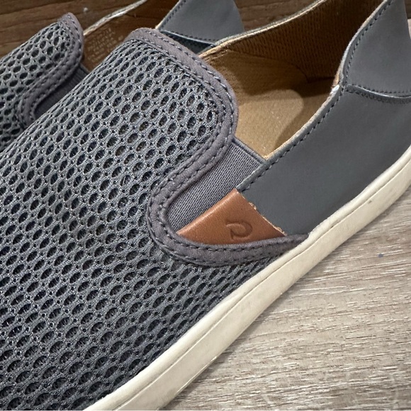 Olukai Pehuea Slip On Shoes Pavement Gray Size 10 - Picture 3 of 14